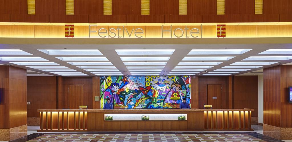 Resorts World Sentosa - Festive Hotel Singapur Zewnętrze zdjęcie Festive Hotel Lobby